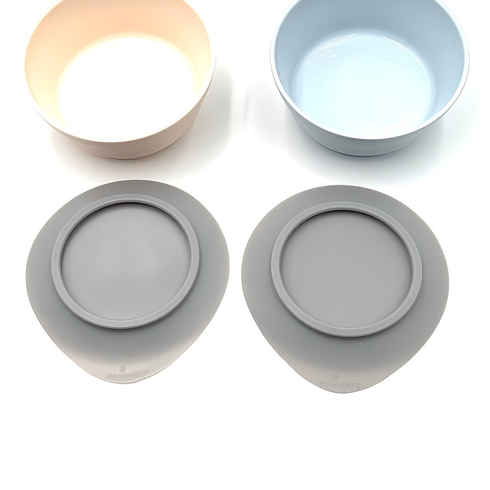 Miniware Baby Toddler Cereal Bowl Set of 2 Detachable Suction Eco Friendly Safe